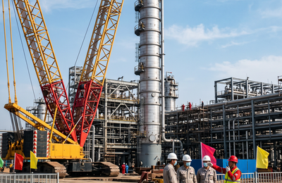 Heavy Equipment Lifting Site
